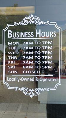 Business Hours