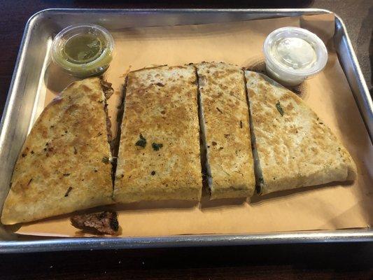 Brisket Quesadilla