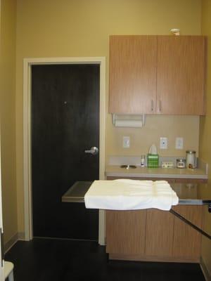 View of one of our exam rooms