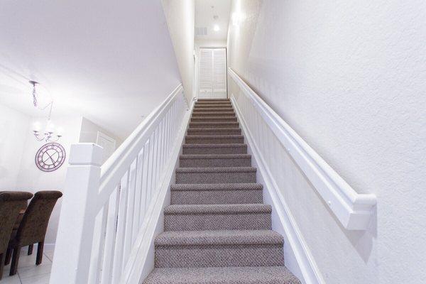 Staircase (total of 3 floors) - (2) of the units we sold on Amador lane #3 & #4 in under 1 week combined!