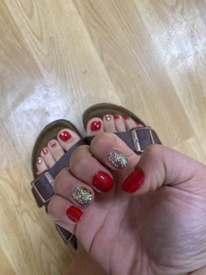 Mani Pedi Designed by Kim