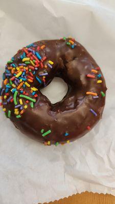 Classic today - chocolate with sprinkles!