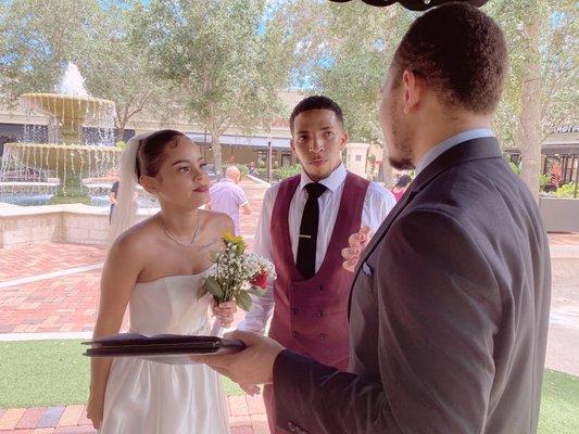 Luis and the newly weds!