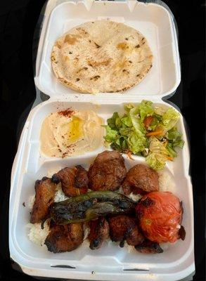 Beef Kabob Plate