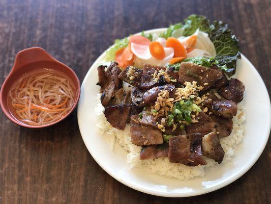 Grilled BBQ Pork with Rice