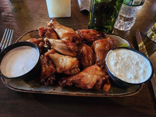 Chicken Wings - tasty and messy!