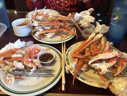 All you can eat crab legs