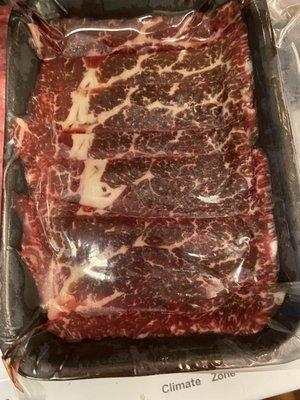 Wagyu beef strips