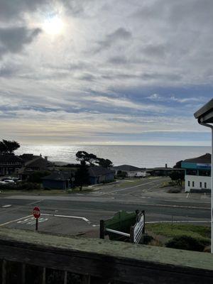 View from the outdoor deck