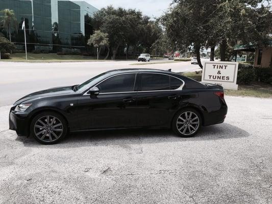 Beautiful Lexus GS350 with an amazing tint job!