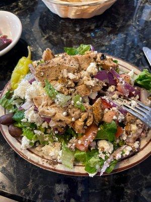 Greek chicken Greek Salad