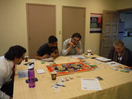 Playing "Leverage - The Game of Business"