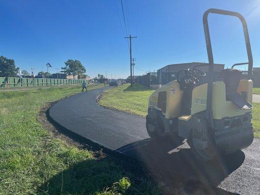 Walking track installed in Alvin, TX for a local college