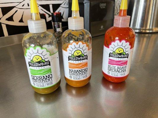 Amazing different sauces they carried. I will be finding these on Amazon to purchase.