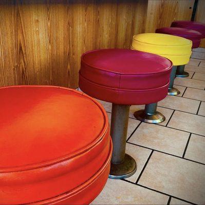 Those iconic Casper's stools!