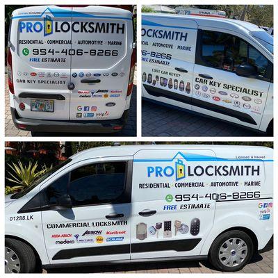 Pro Locksmith new van ready Serve new customers