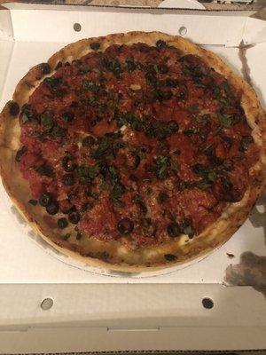 Large deep dish