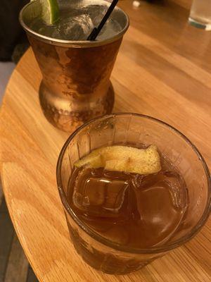 Moscow Mule and Old Fashion