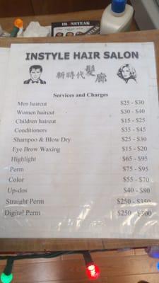 service and charges