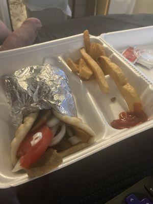 Gyro & fries