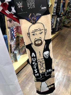 Hell Yeah! Stone Cold Steve Austin socks!