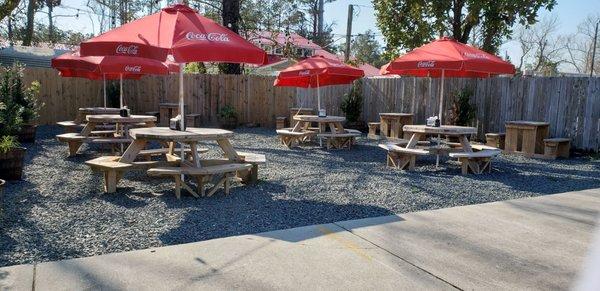 Outdoor seating