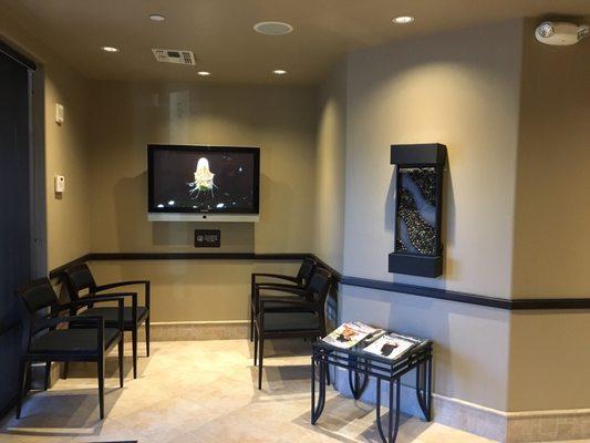 Very nice modern front waiting area.