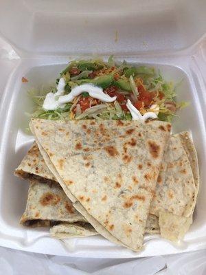 Carne asada quesadilla