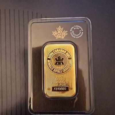 Royal Canadian Gold Bar 1oz.