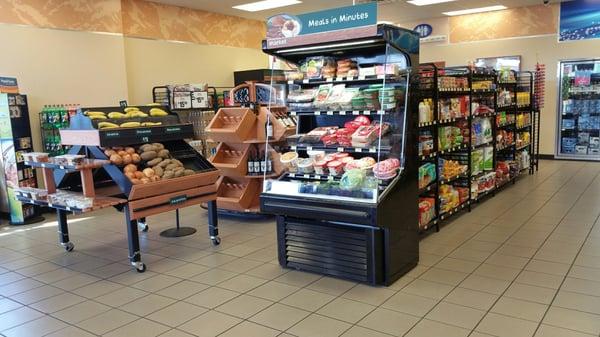 Newly remodeled grocery fixtures