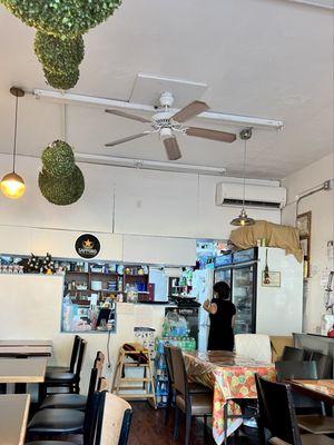 View of  the dining area