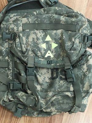 Assault Pack- lume tape unit markings/pattern and name tape sewing