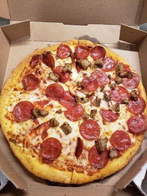 Medium Pizza with Sausage & Pepperoni