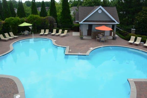 A great day for a swim at The Abbey at Eagles Landing!