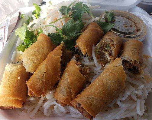 #2 - Fried Tofu Eggroll Vermicelli Salad (vegan)