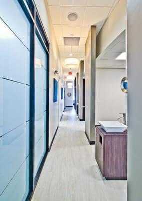 Treatment hallway