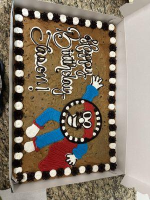 birthday cookie cake