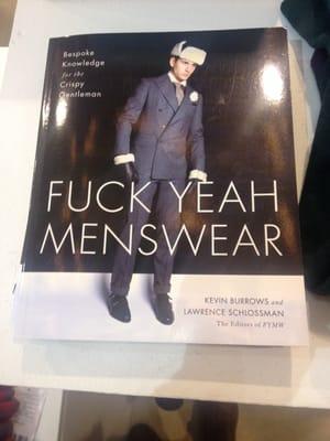 Naughty name but excellent taste in men's fashion for all types. Even references to suit (social) classes.