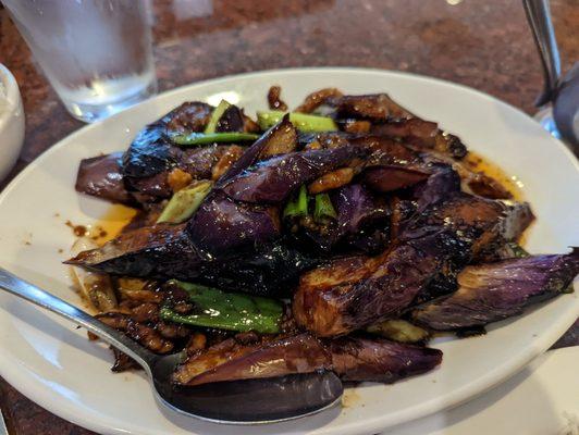 Eggplant with pork - 5 stars. My favorite dish.