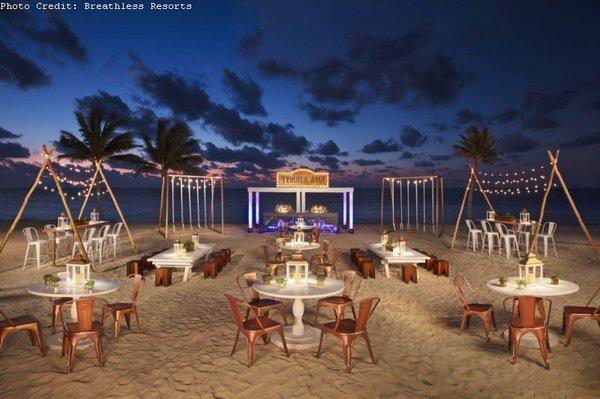 Beach wedding reception planning