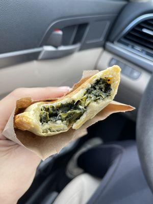 pastel de forno de espinafre / spinach oven pastel