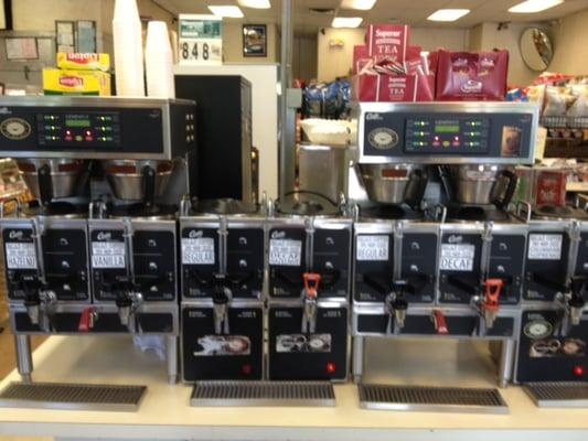 Wide Selection of Coffees