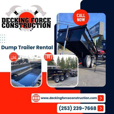 Dump trailer rental