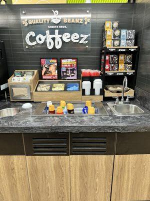 New coffee bar cold well