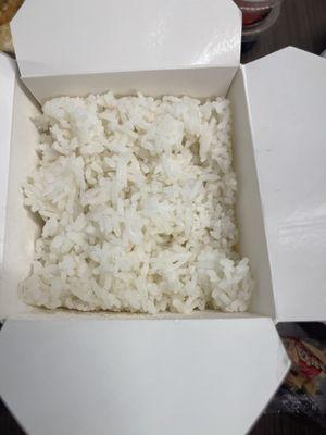 White rice I give it 3 star