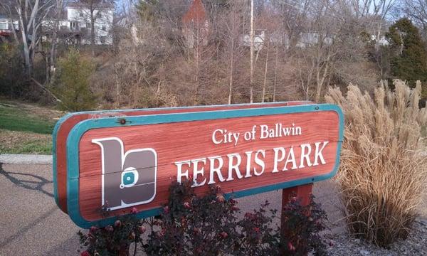 Ferris Park sign