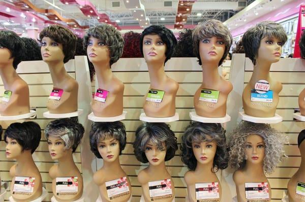 Special grey wig selection