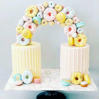 Birthday Donut cake