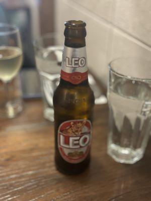 Thai beer Leo