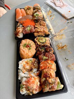 Our sushi selection